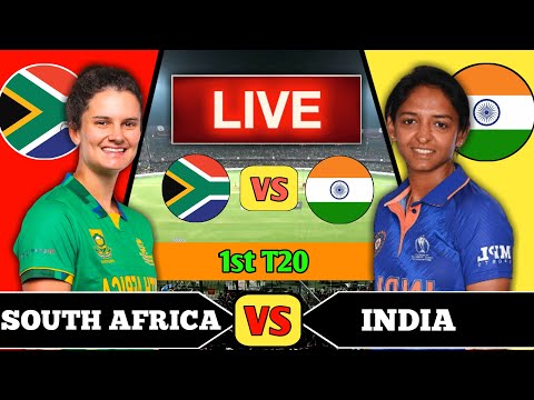 IND vs SA Women Live Match Today | INDW vs SAW 1st T20 Live Score Commentary | India vs South Africa