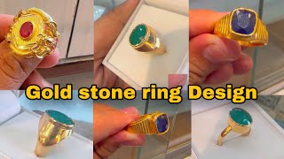 gold stone ring design/stone gold ring design/rashi gold ring/gold ring stone design