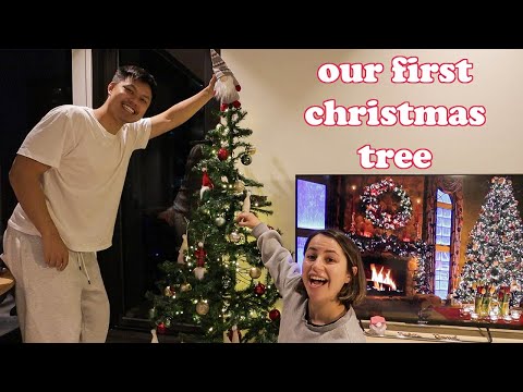 Decorating Our First Christmas Tree!!