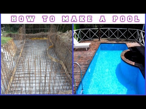 Building Amazing DIY Swimming Pool Step by Step in the Mountains / sıfırdan havuz yapımı / 水池建設