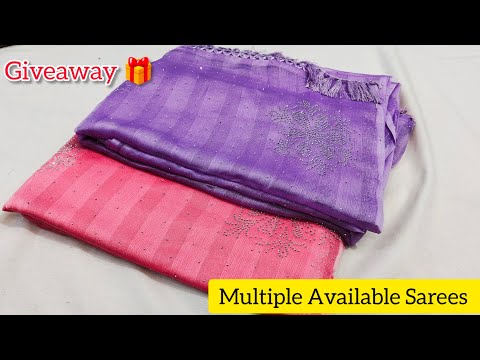 🎉🥰Multiple Available Sarees Collections (22.11.2024) Mixed Sarees 🎁 Giveaway