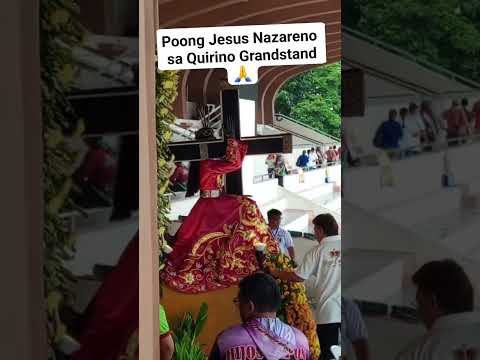 Poong Jesus Nazareno  sa Quirino Grandstand 🙏🙏