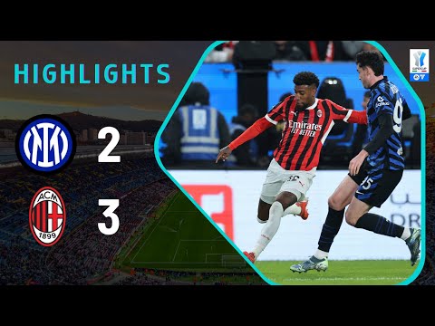 Inter Milan - AC Milan | 2-3 | Highlights | EA SPORTS FC Super Cup 2024-25 | inter milan ac milan