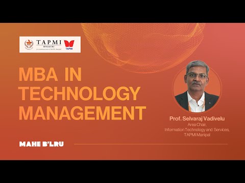 Discover the Ideal MBA-Technology Management Candidate | Prof. Selvaraj Vadivelu