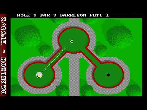 Hole In One Miniature Golf © 1989 Digitek Software - PC DOS - Gameplay