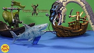 New Pirates Of The Caribbean Dead Men Tell No Tales Ghost Shark Attack & Ghost Pirate Hunters Unbox