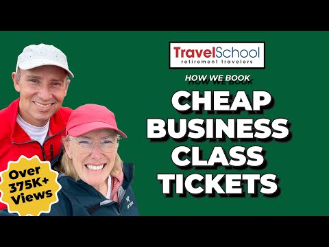 How to Book Cheap BUSINESS CLASS TICKETS without Points! Retirement Travel School