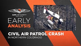 Early Analysis: Civil Air Patrol Crash in Northern Colorado