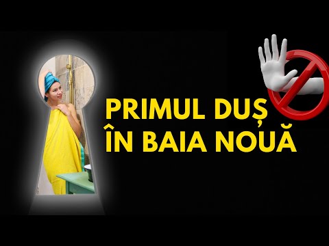 😍 Am facut PRIMUL DUȘ in NOUA BAIE | Transformam o camara intr-o baie intr-o casa veche