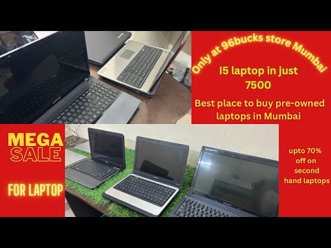 i5 laptop in just 7500 |best place to buy second hand laptop in Mumbai| sale at 96bucks store thane