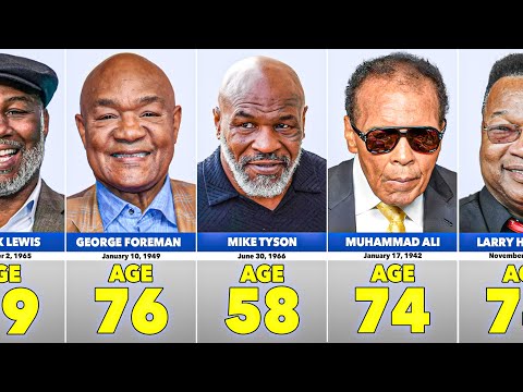 54 Former Legendary Boxers And How They Look Today...