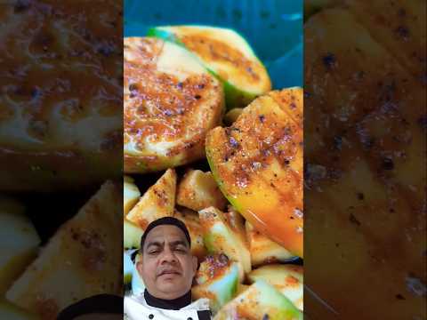 Chatpapta khatta meetha mango 🥭🥭🥭 #pickledmango #mango #mangopickle #fruit #viralvideo #foodie