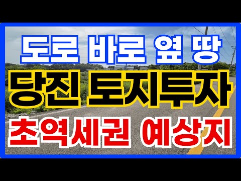 당진 토지 도로 바로 옆에 붙은 땅 010-3391-6663