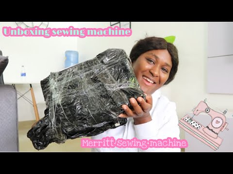 Unboxing My New Sewing Machine!!!! Merritt Sewing Machine....