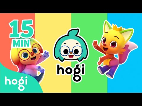 Hogi's Jingle Play (Colorful ver.)｜Kids Play｜15 min｜Compilation｜Hogi Hogi｜Hogi Jingle｜Hogi Pinkfong