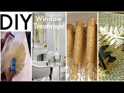 DOLLAR TREE Gold WINDOW Decor IDEAS TO TRYOUT TODAY!