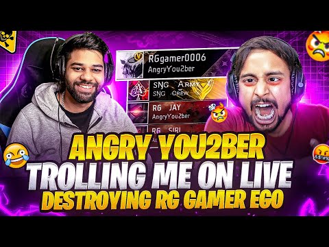 🤣🤡ANGRY-YOU2BER☠ TROLLING ME ON LIVE 🥴 DESTROYING RG GAMER EGO 🤣 paraSAMSUNG A3, A5,A6, A7, J2,