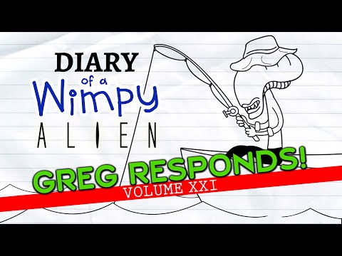 Diary of a Wimpy Alien: Greg Reacts to Your Comments VOLUME 21 (Wimpy Kid / Alien Parody)