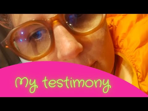 My testimony