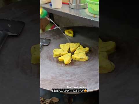 MASALA PATTICE PAV😍 | Indian street food #shorts #viral #shortsvideo