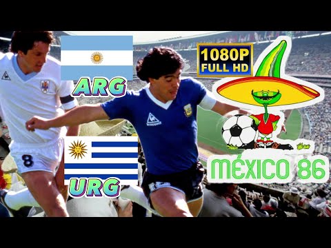 ARGENTINA vs URUGUAY 1-0 / WORLD CUP MEXICO 1986 /Round of 16 / Full HD 1080p