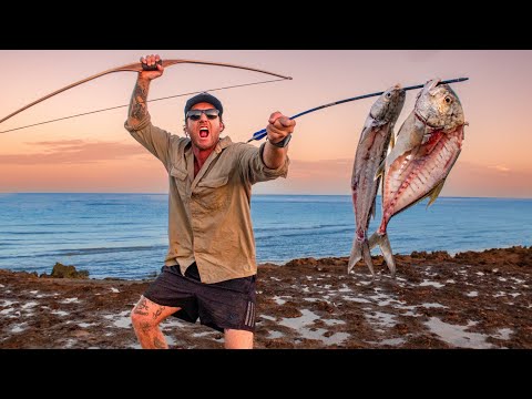 10 Hour CATCH AND COOK Challenge - Eating Only What I Catch