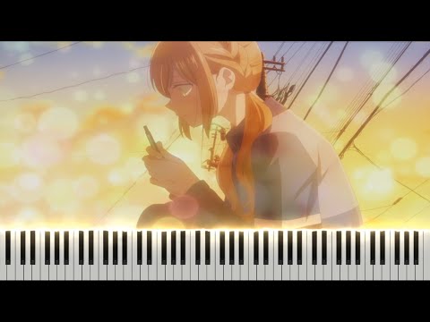 My Love Story with Yamada at Lv999 Episode 12 OST - Not a Nobody [Piano Tutorial + sheet]