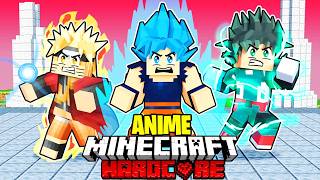 100 Players Simulate ANIME in Minecraft...