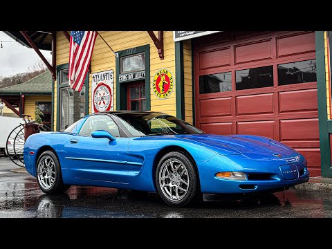 SOLD: 2000 Nassau Blue Metallic Corvette - 5k Miles - Like New - For Sale