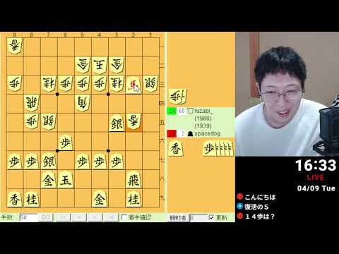 おっさんの将棋対局ライブ