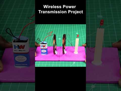 How to Make Wireless Power Transmission | DIY Science Project Working Model #shorts #scienceproject