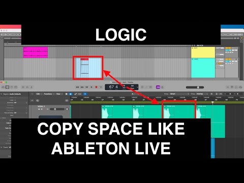 LOGIC PRO -  COPY REGIONS AND SPACE LIKE IN ABLETON LIVE