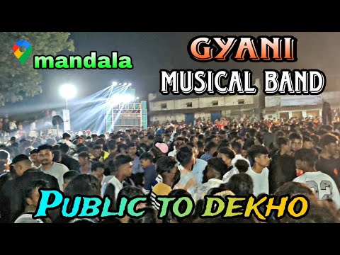 Dhamakedar entry !! First Program !! Public to dekho !! Gyani_Musical_Band !!