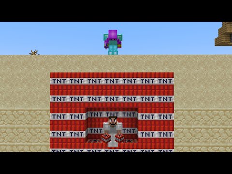 Landmines vs Minecraft players - hoplite