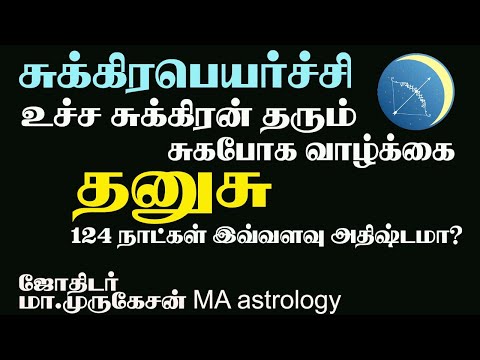 THANUSU தனுசு சுக்கிரபெயர்ச்சி பலன் 2025 astrotvadidhiyan