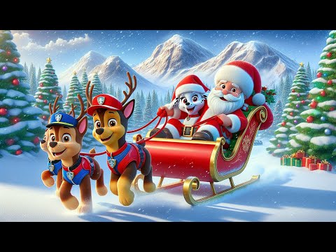 Paw Patrol Ultimate Rescue | CHASE Turns Into A Reindeer On Christmas Eve | Funny Story | Rainbow 3