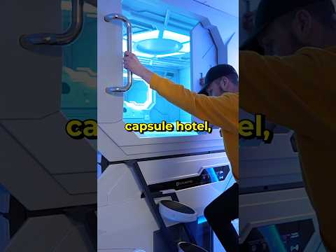 I Stayed In a “Gaming” Capsule Pod Hotel #gamingsetup #shorts