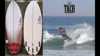 超小波攻略兵器！最新ミニボードモデル "TACO-DESU" テストライド映像！