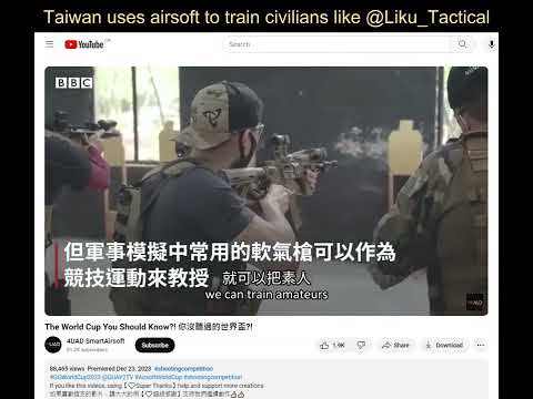 Taiwan uses airsoft to train civilians like @liku_tactical4591