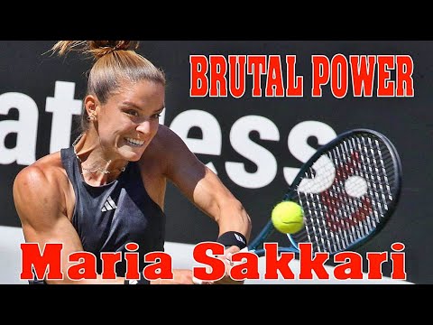 Maria Sakkari 🇬🇷 BRUTAL POWER.