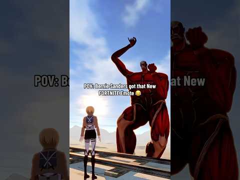 Fortnite Emote Titan 😂 #colossaltitan #vrchat #anime #aot #armin