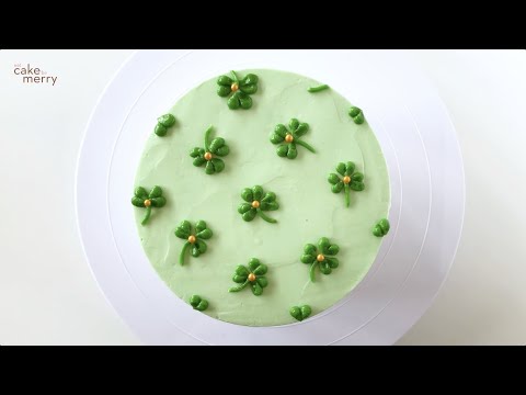 Shamrock Pattern Cake