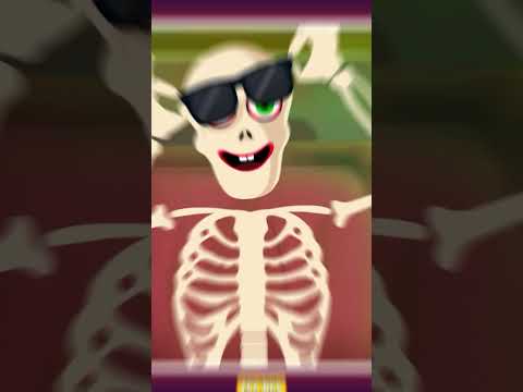 Loony Skeletons Wheels On The Bus Song #ytshorts #shortsfeed #scary #skeletondance  #teeheetown