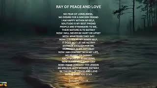 RAY OF PEACE AND JOY