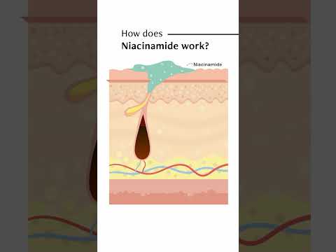 Do you know how niacinamide works #niacinamide #skincare #shorts