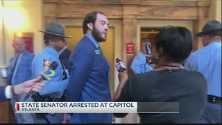 Georgia senator arrested for trying to defy ban on entering House chamber