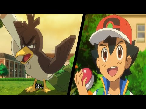 ASH CATCHES GALARIAN FARFETCH'D | ASH First Galar Pokemon  ( Pokemon Journeys 2020)