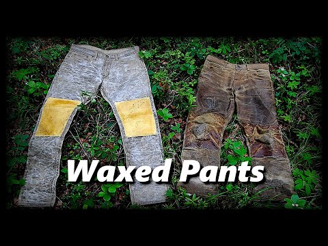 Waxed Pants for Bushcraft & Camping