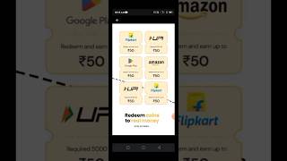 Free redeem code app 🤑  Amazon gift card UPI cash 🤑 earning app without investment 2024 #redeemcode