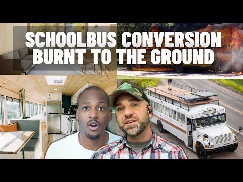 He Converted A SCHOOL BUS Into A TINY HOME But Then It Exploded